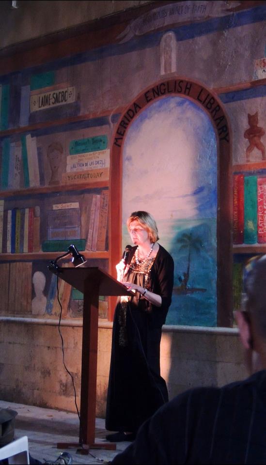 Poetry Reading Merida English Library 2013 Mexico photo courtesy of John Jennings