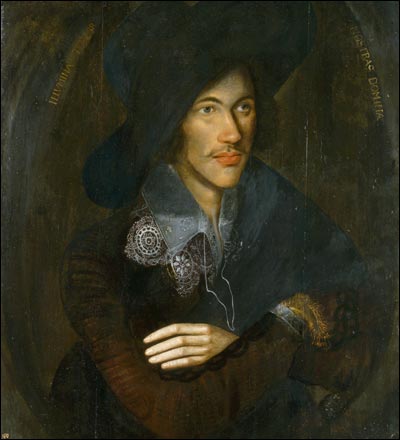 A portrait of Donne as a young man, c. 1595, artist unknown, in the collection of the National Portrait Gallery, London