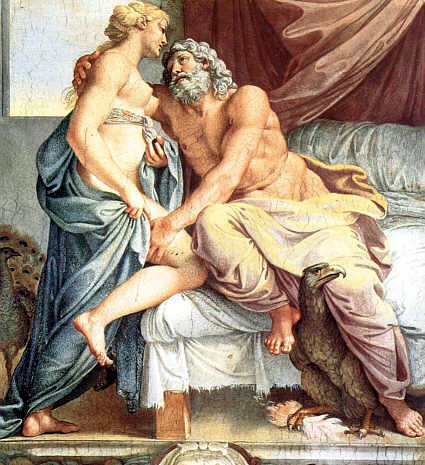 Jupiter and Juno, by Annibale Carracci.