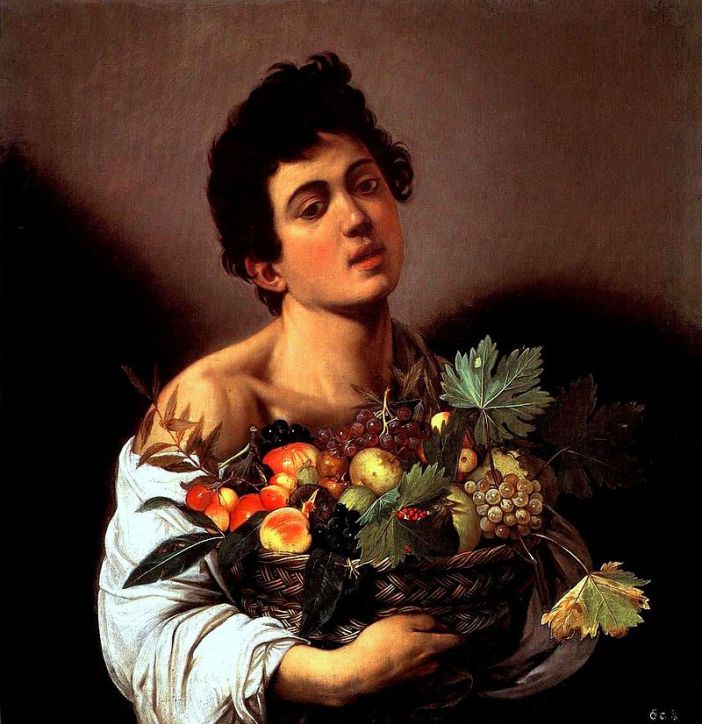 Caravaggio's Boy with a Basket of Fruit (1592